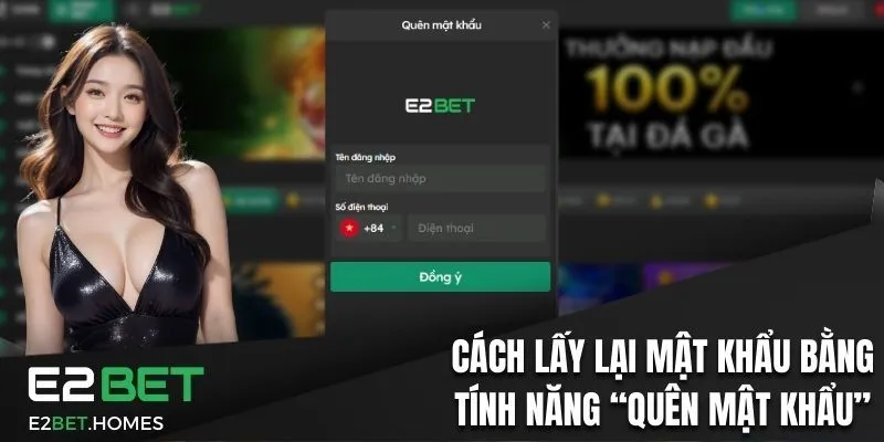 Cách lấy lại mật khẩu bằng tính năng “Quên mật khẩu”